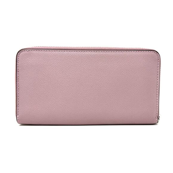 Coach Long Zip Around Wallet in Ice Purple Leather C3441 - Picture 2 of 8